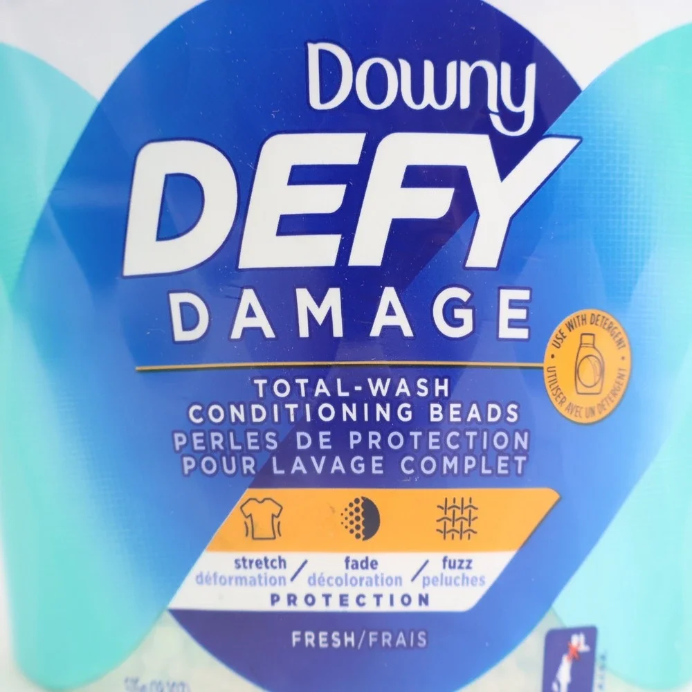 2 PACK Downy DEFY Damage Total-Wash Conditioning Beads, 18.1 oz Fabric Softener